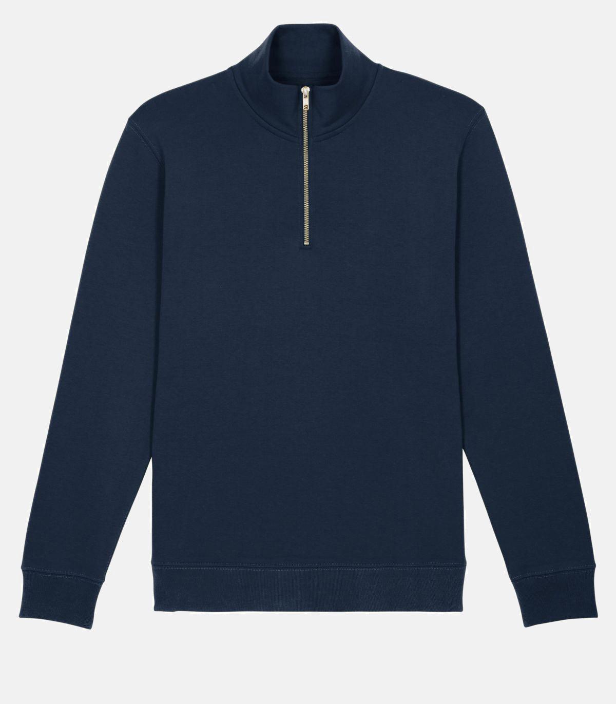 Sudadera Zipper Marine Algodón Orgánico