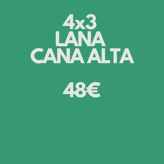 Pack 4x3 Calcetines Lana Caña Alta
