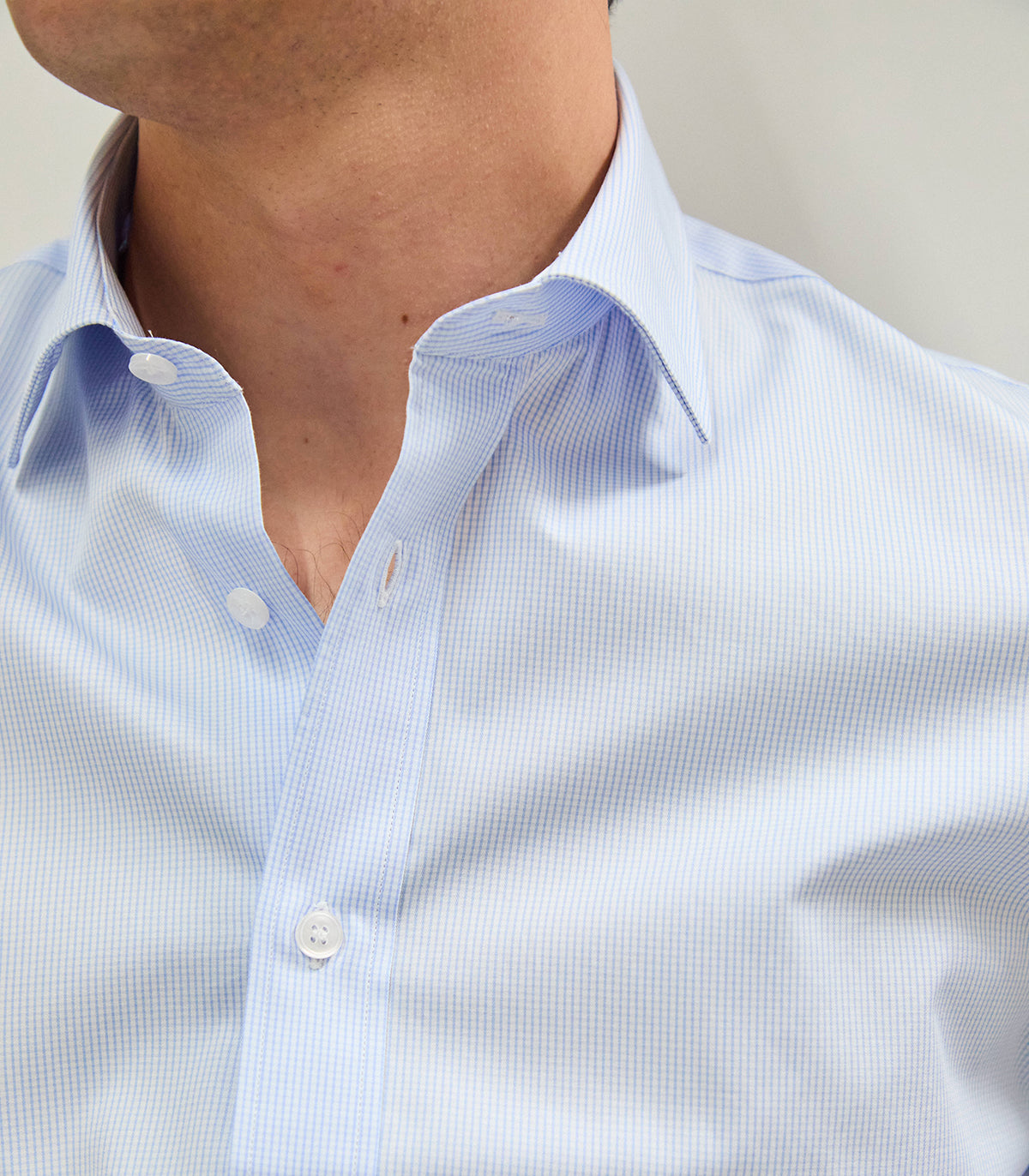 Camisa Cuadrito Ventana Celeste