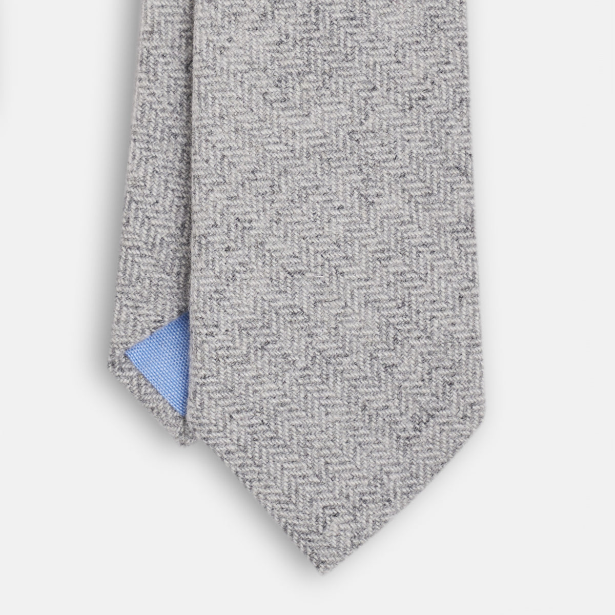 Victoria Grey Wool Tie