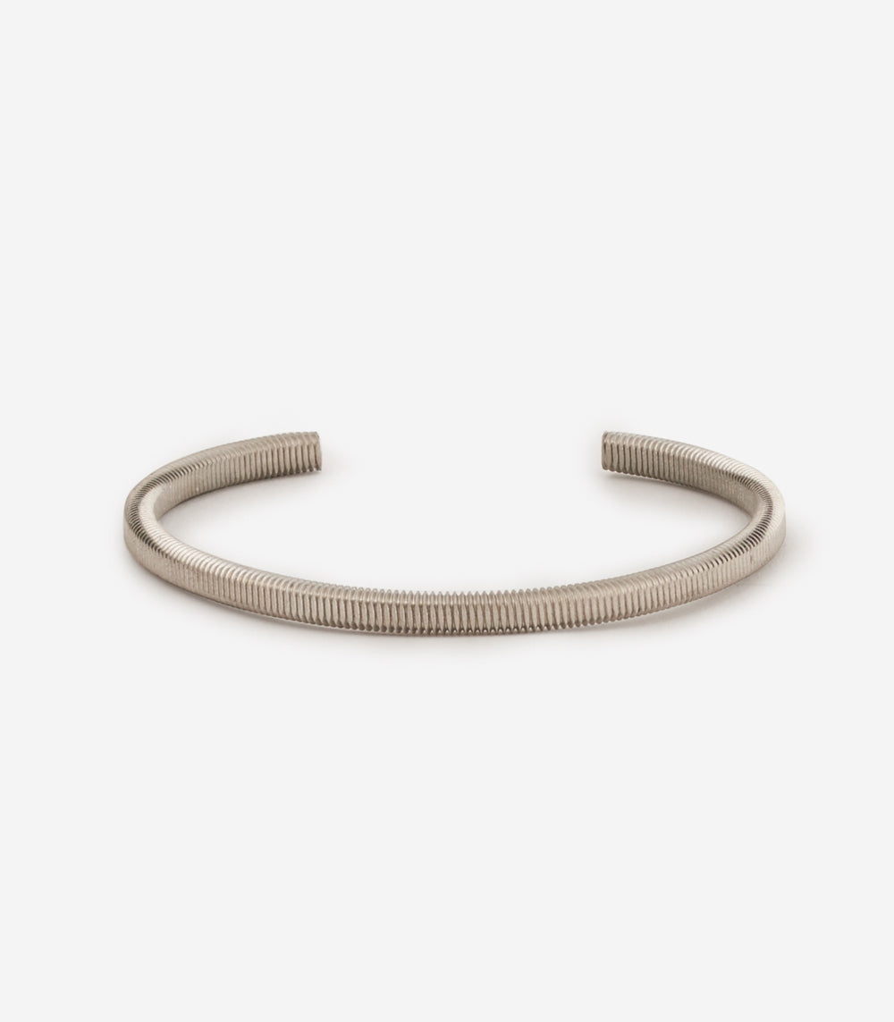 Striped Stainless Steel Cuff