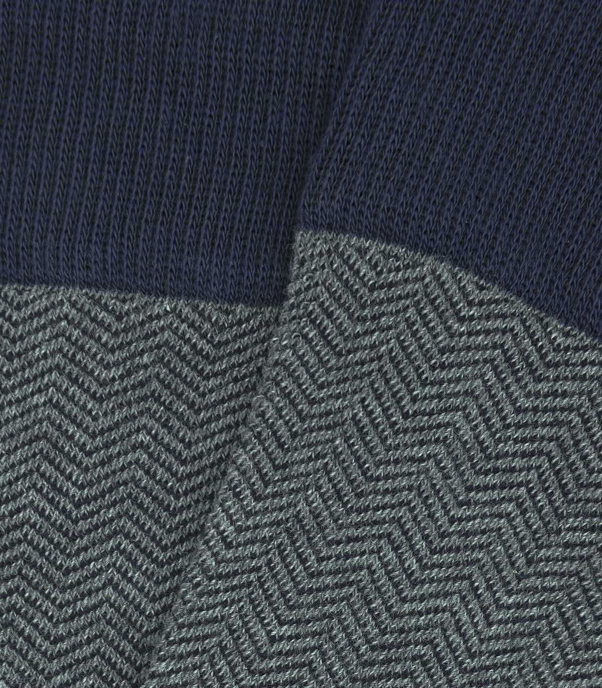 Calcetines Espiga Gris Y Azul