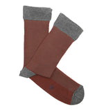 Calcetines Ojo De Perdiz Teja y Gris