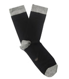 Calcetines Canalé Negro y Gris