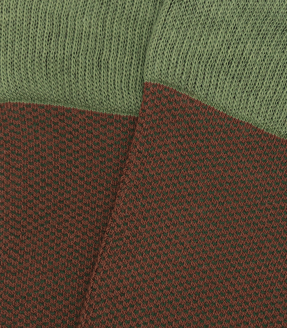 Calcetines Ojo De Perdiz Marrón y Verde