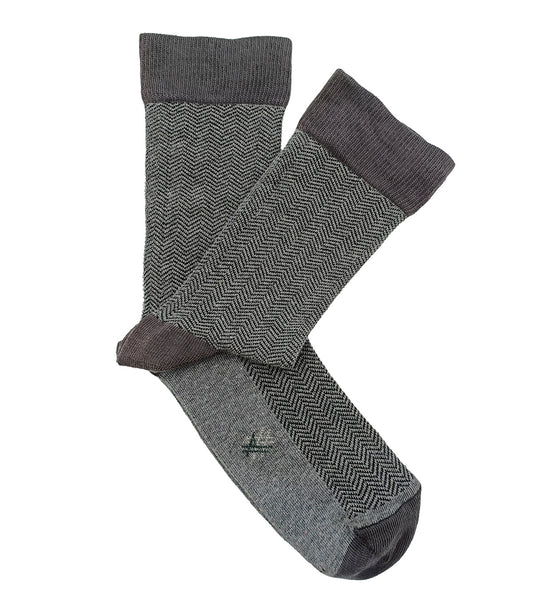 Calcetines Espiga Gris