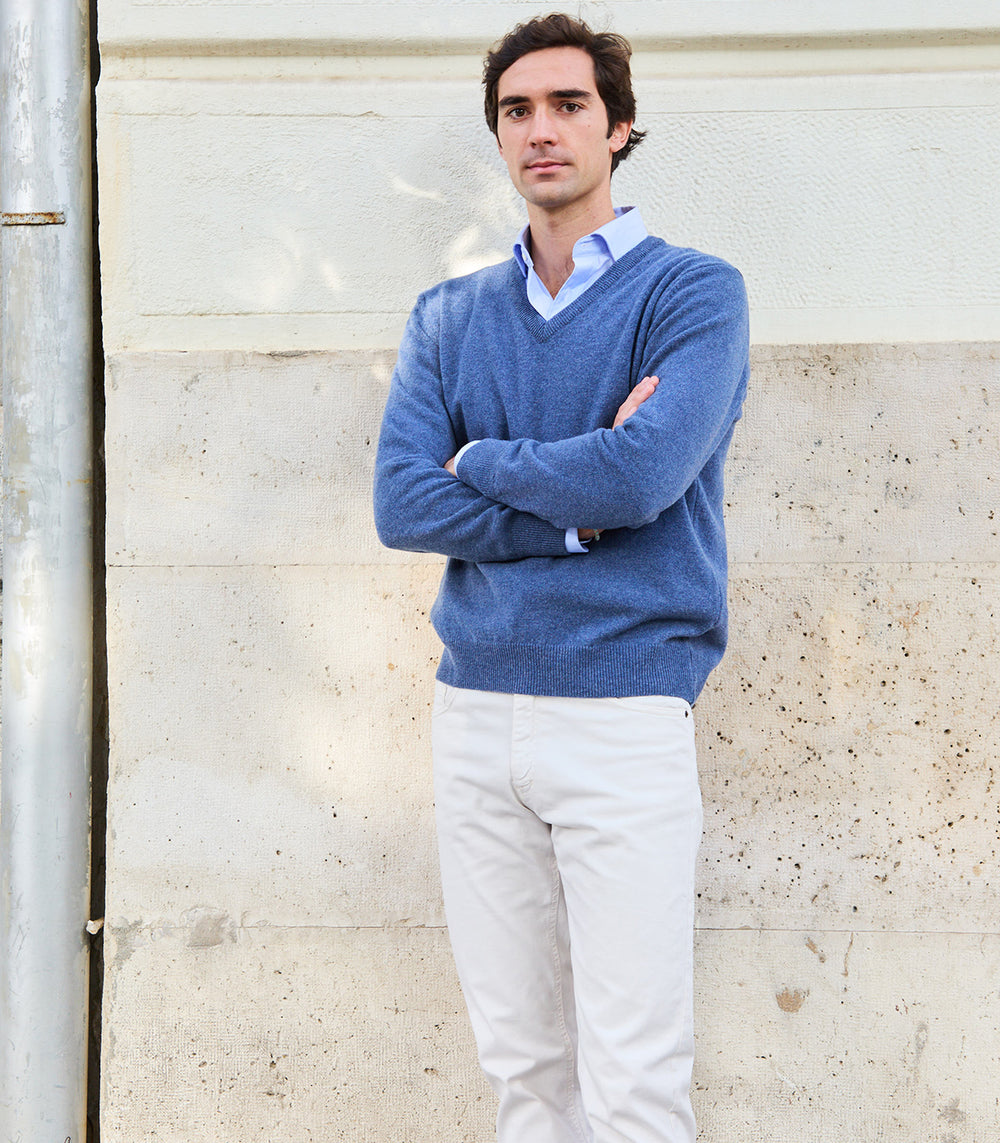 Monson Lambswool V-Neck Sweater