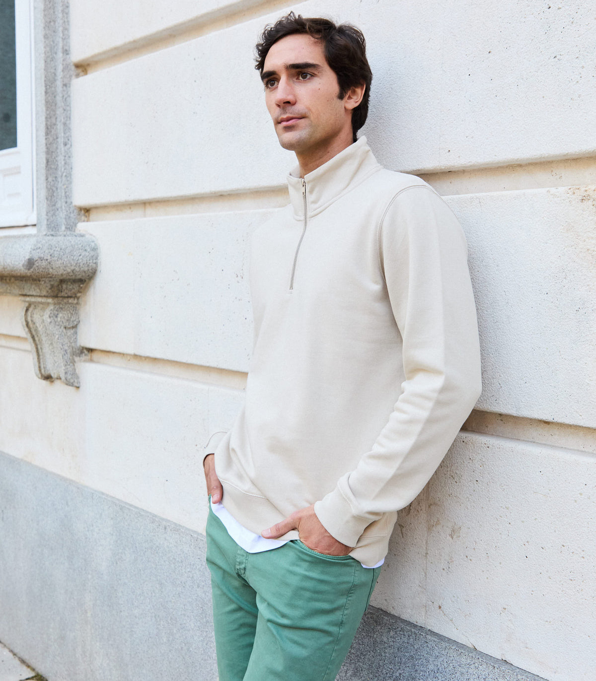 Sudadera Zipper Frost Algodón Orgánico