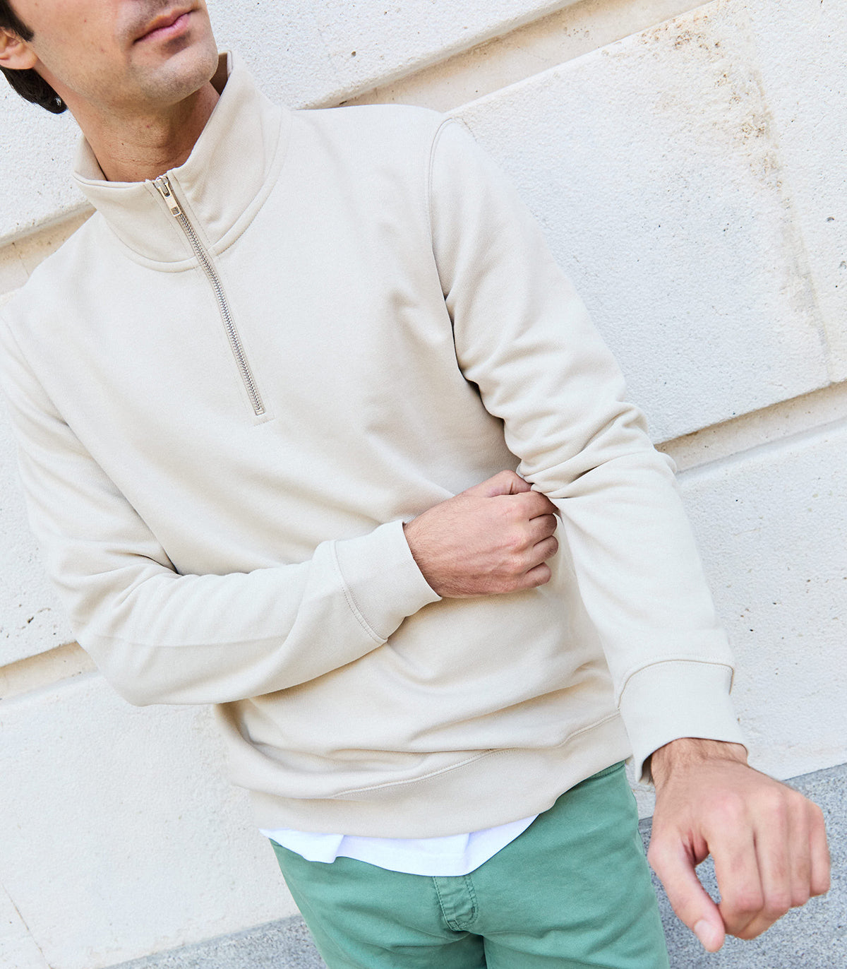 Sudadera Zipper Frost Algodón Orgánico
