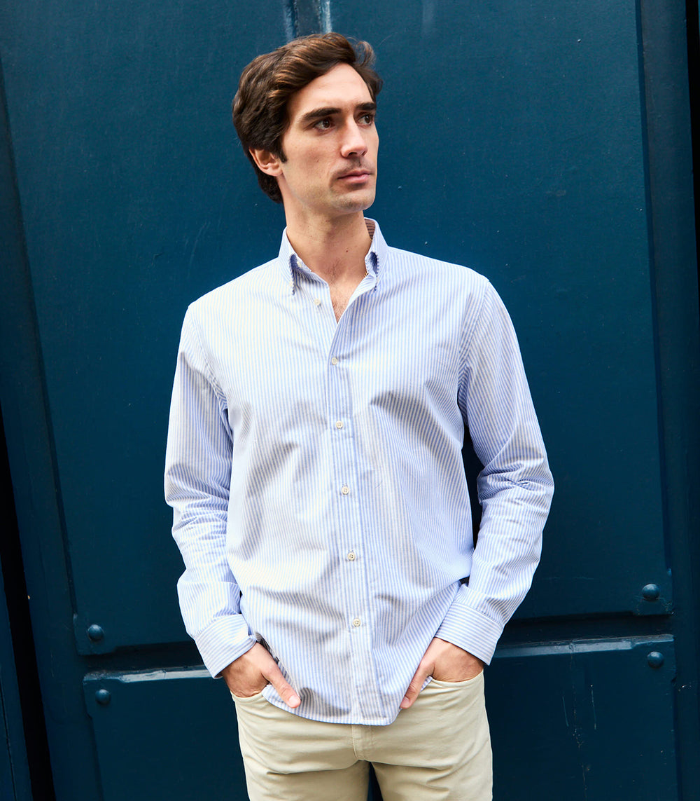 Camisa Oxford Japonés Rayas