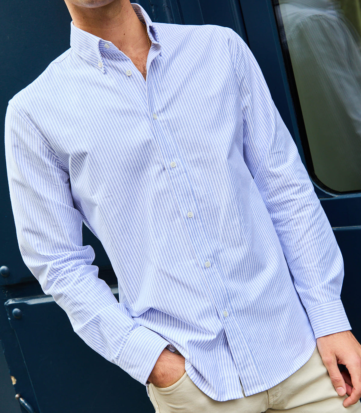 Striped Japanese Oxford Shirt