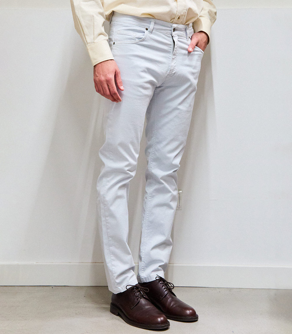 Pantalón Cinco Bolsillos Gris