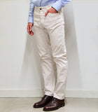 Ecru Five Pocket Pants