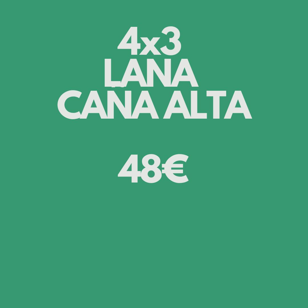 Pack 4x3 Calcetines Lana Caña Alta