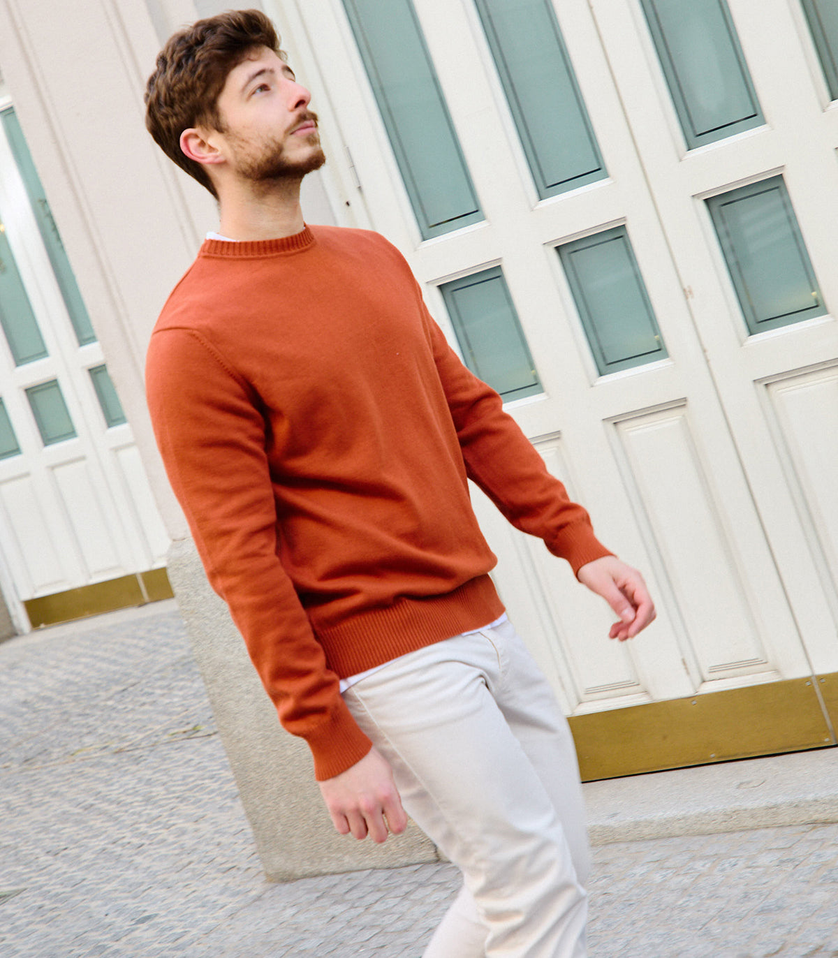 Jersey Crewneck Terracota