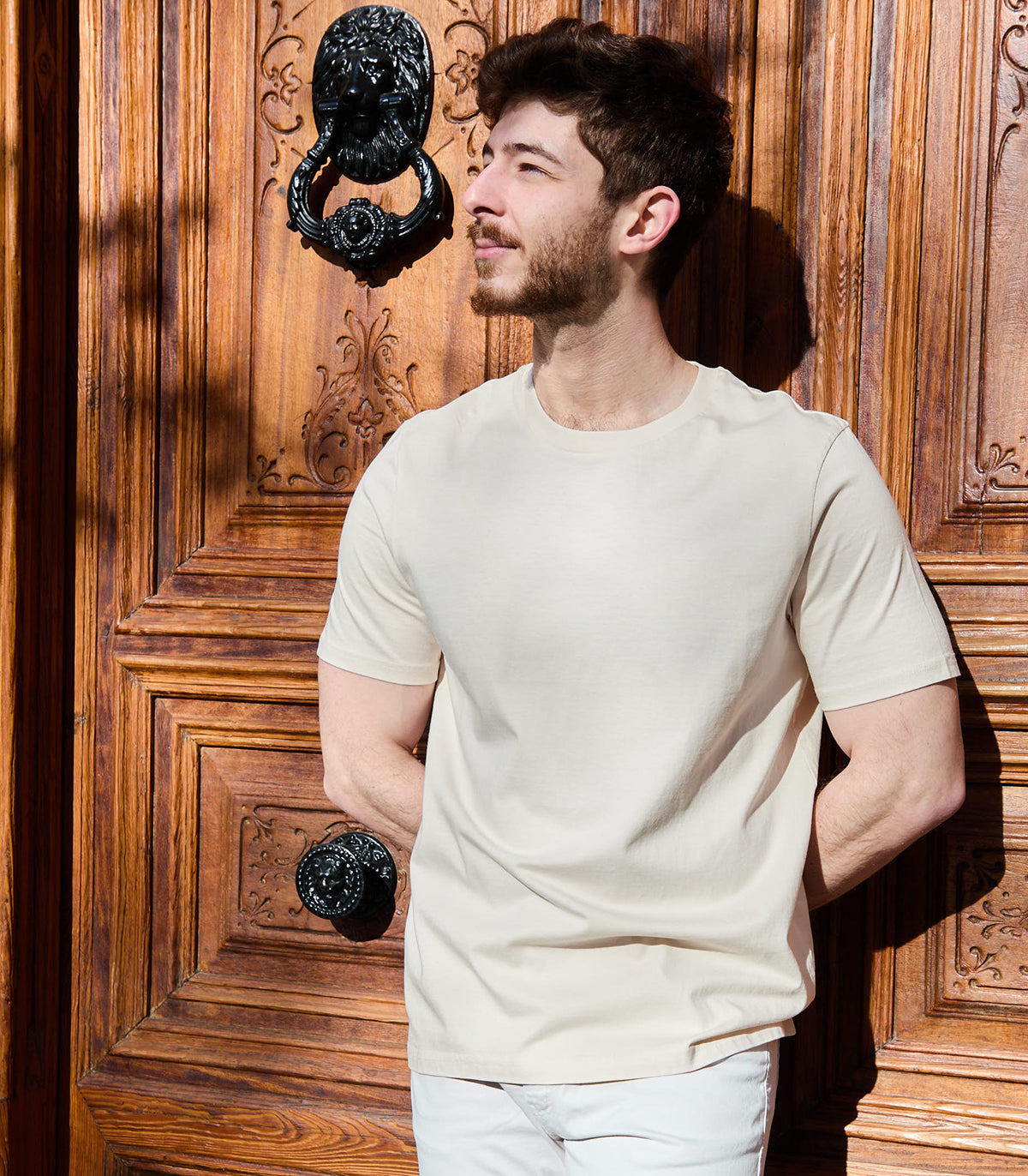 Off White Organic Cotton T-shirt