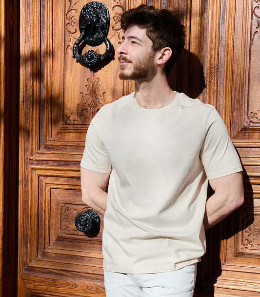 Camiseta Blanco Off White Algodón Orgánico