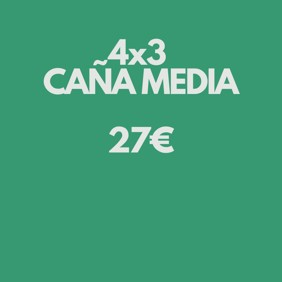 Pack 4x3 Calcetines Caña Media