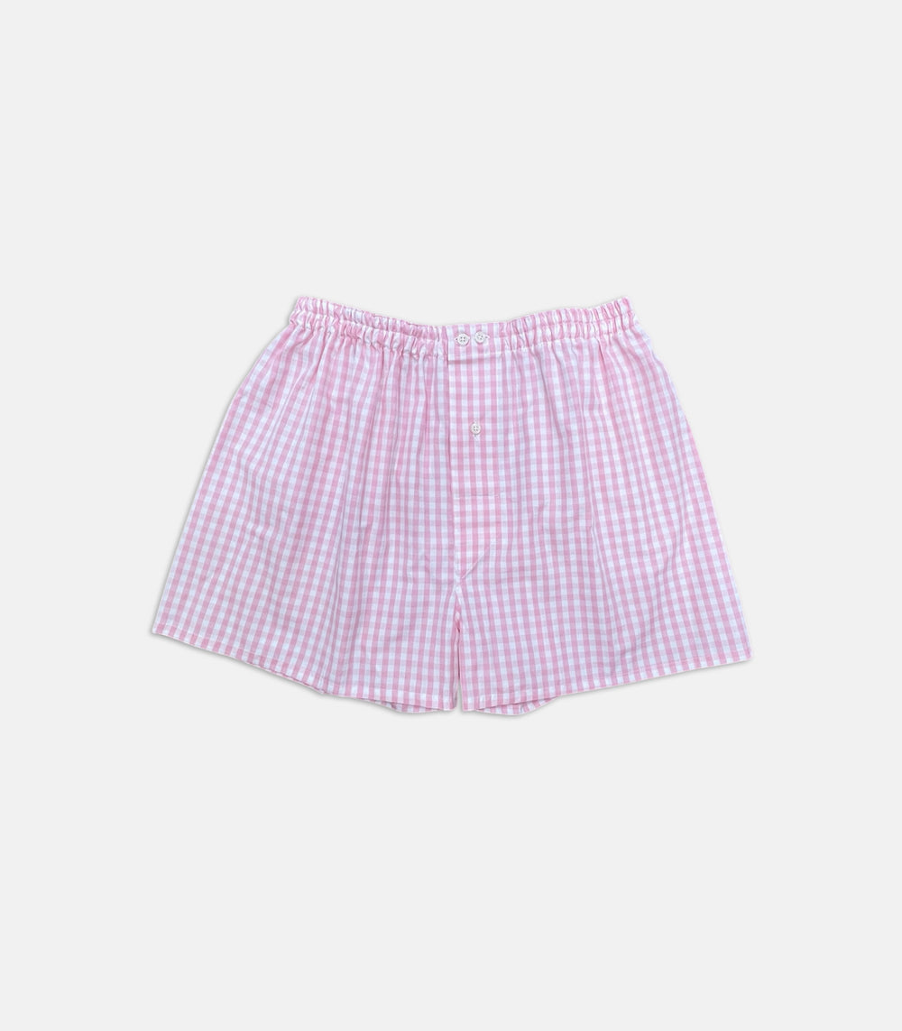 Boxer Cuadros Rosas