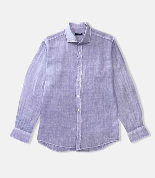 Camisa Lino Malva
