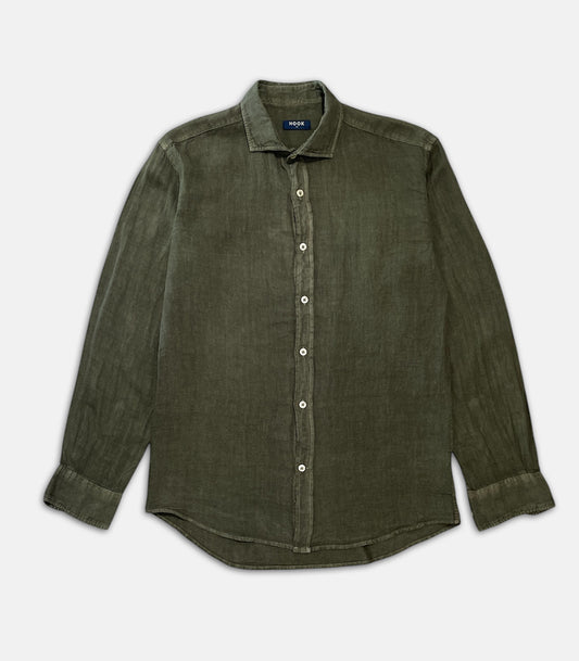 Camisa Lino Verde