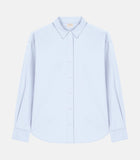 Camisa Azul Popelín Algodón Orgánico