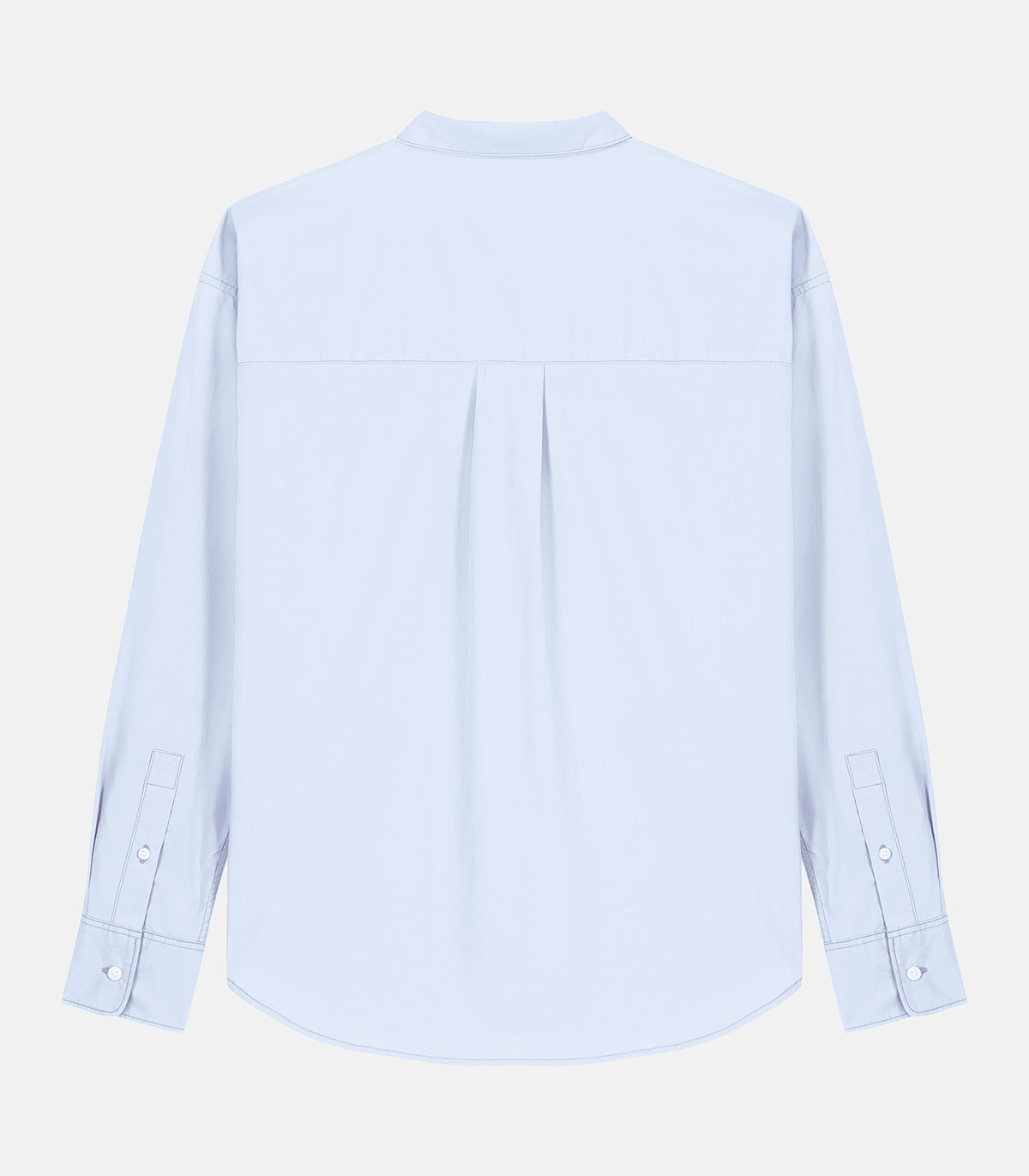 Camisa Azul Popelín Algodón Orgánico