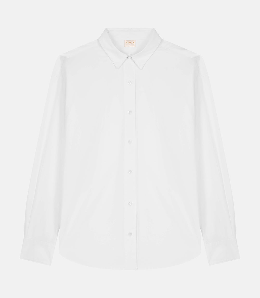 Camisa Blanca Popelín Algodón Orgánico