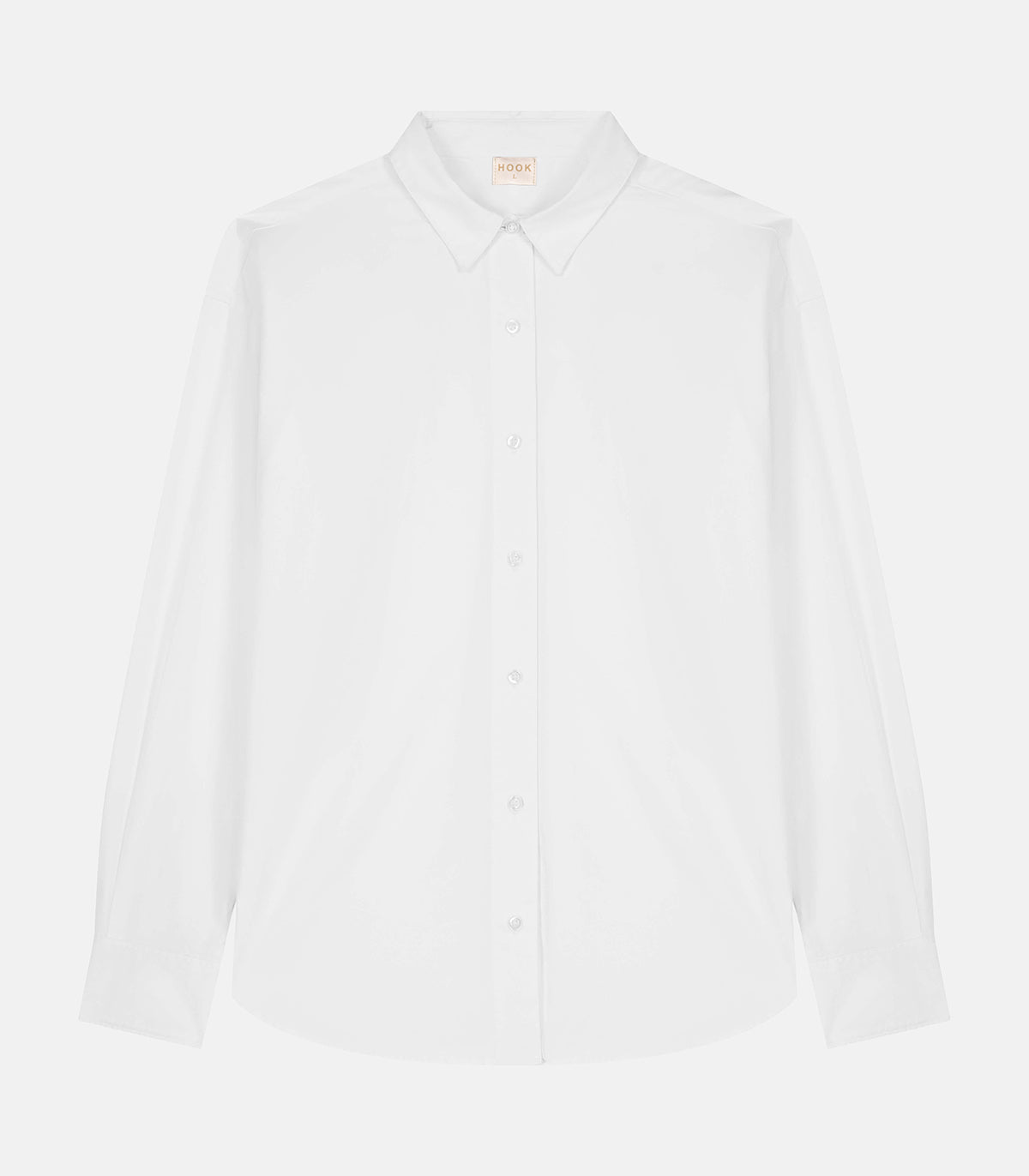 Camisa Blanca Popelín Algodón Orgánico