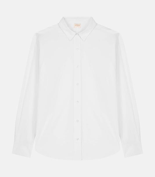 Camisa Blanca Popelín Algodón Orgánico