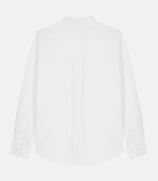 Camisa Blanca Popelín Algodón Orgánico