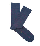Blue and Pink Polka Dot Socks