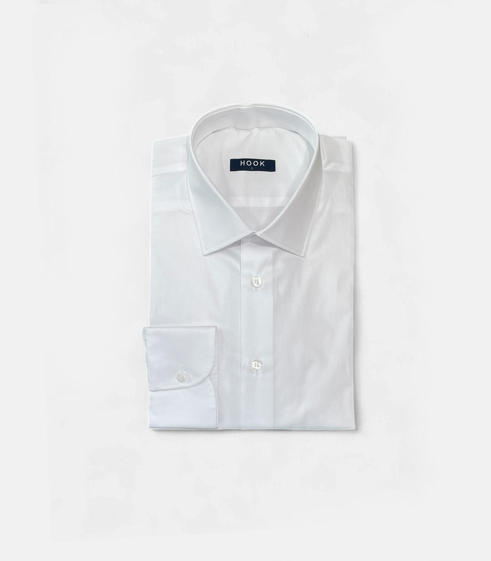 Camisa Ceremonia Puño Mixto Twill Blanco