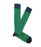 Green and Blue Wool Socks