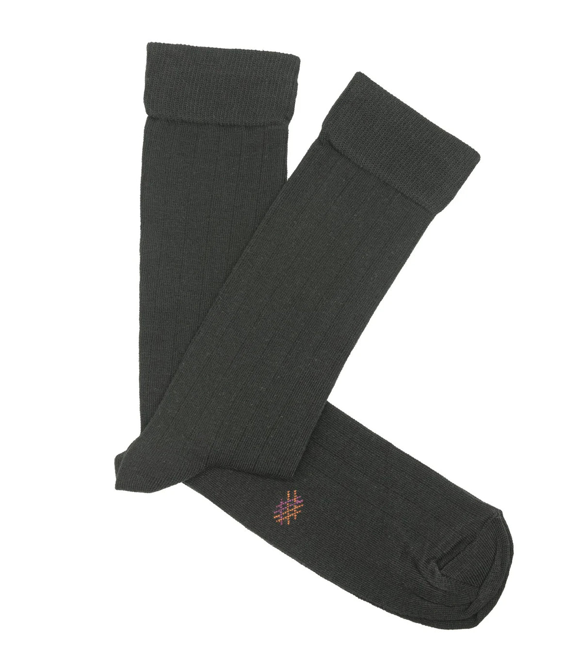 Calcetines Canalé Negro