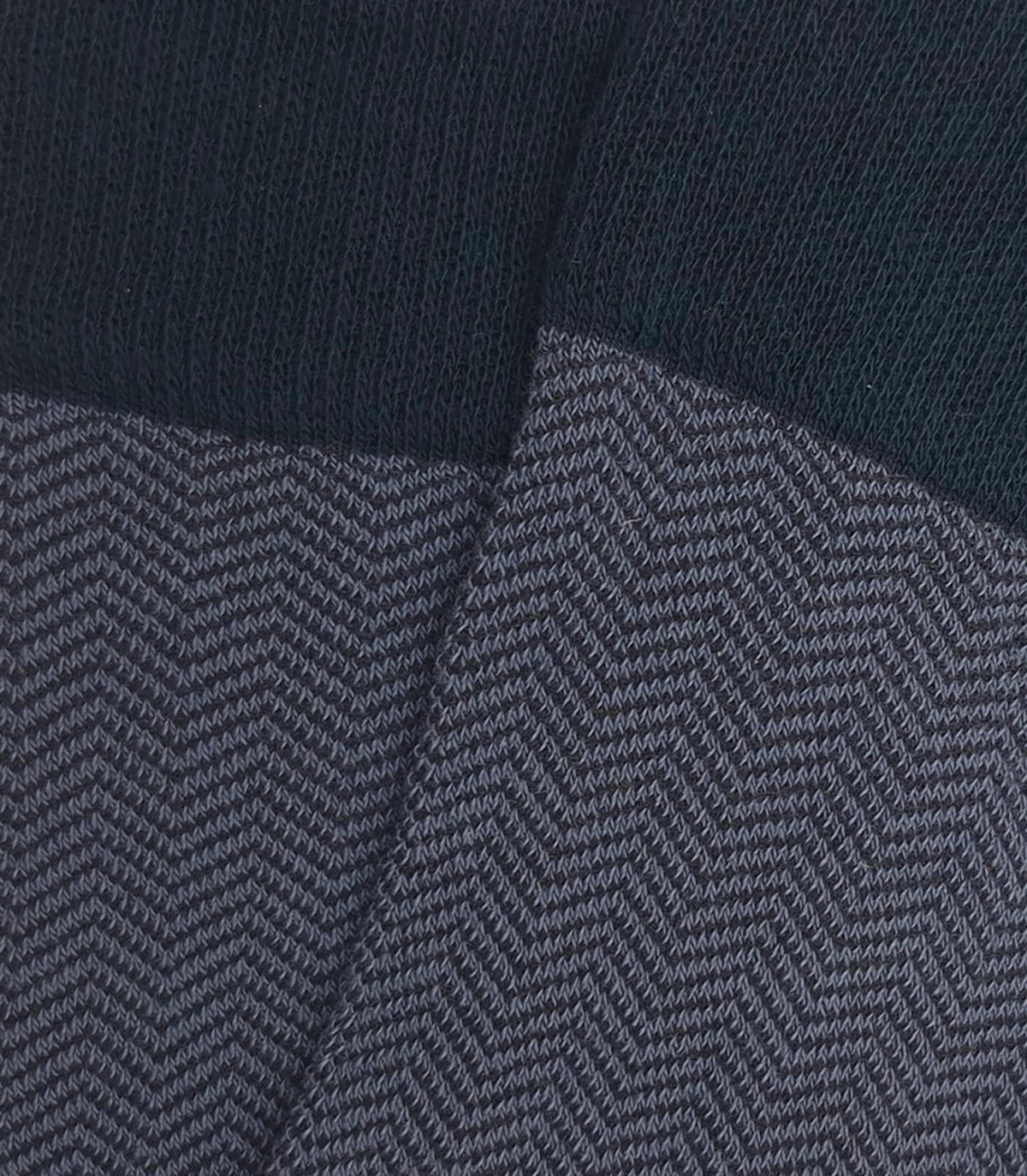 Blue Herringbone Socks