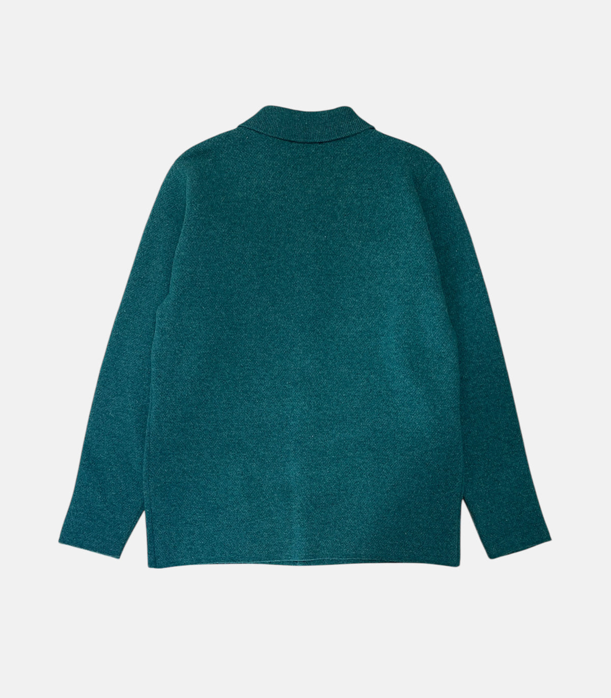 Green Wool Jacket With Pockets