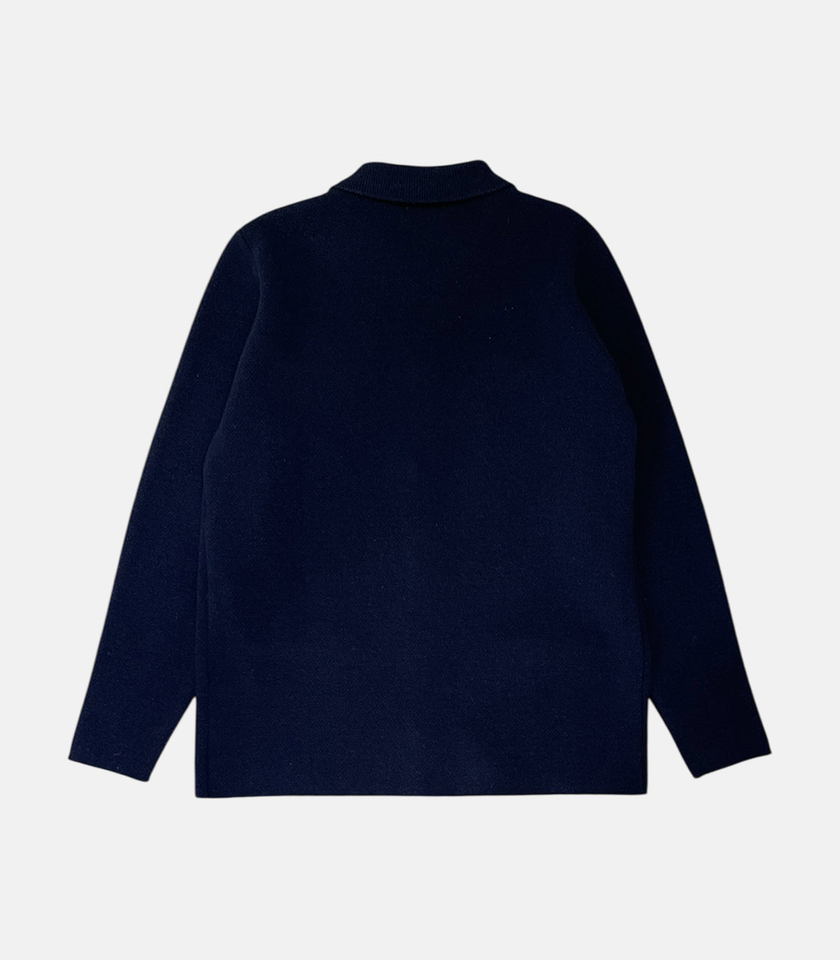 Blue Wool Jacket With Pockets