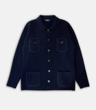 Blue Wool Jacket With Pockets