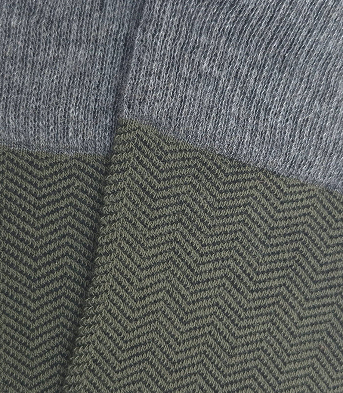 Calcetines Espiga Verdes Y Gris