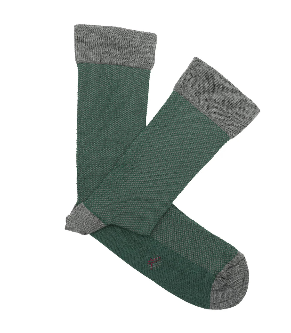 Green and Grey Partridge Eye Socks