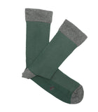 Green and Grey Partridge Eye Socks