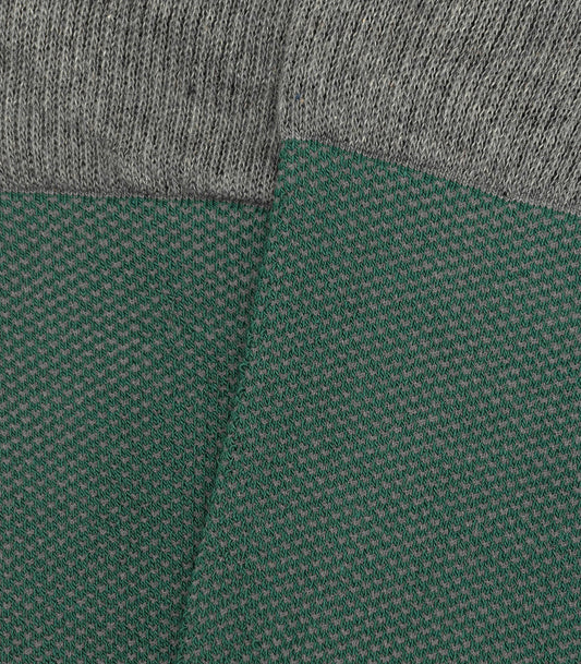 Calcetines Ojo De Perdiz Verde Y Gris