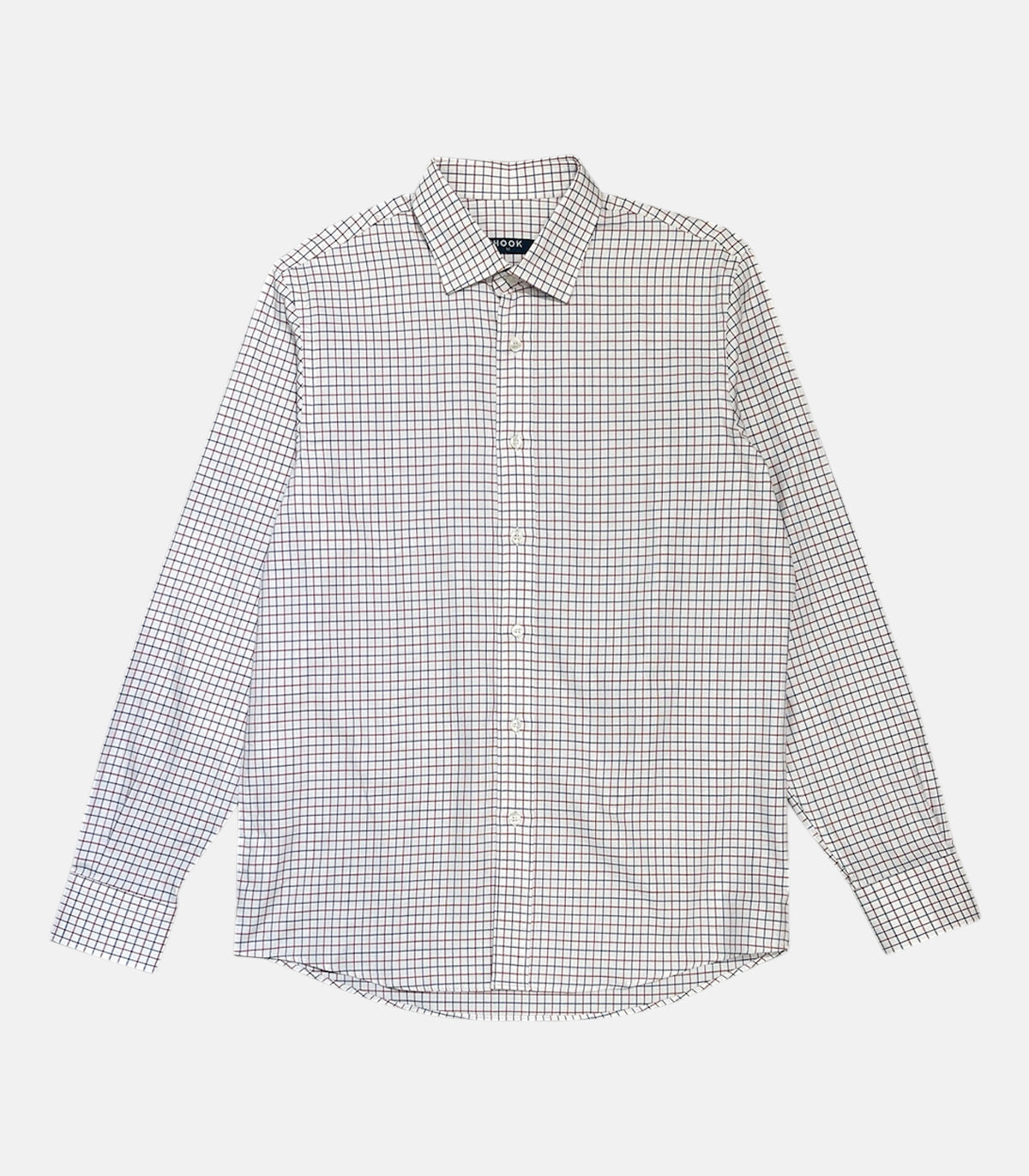 Camisa Cuadros Azul y Burdeos