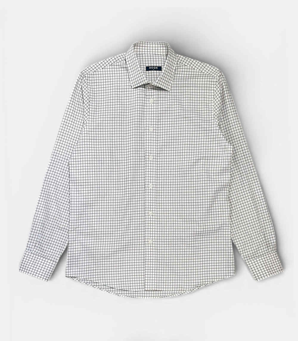 Camisa Cuadros Marrón Y Verde