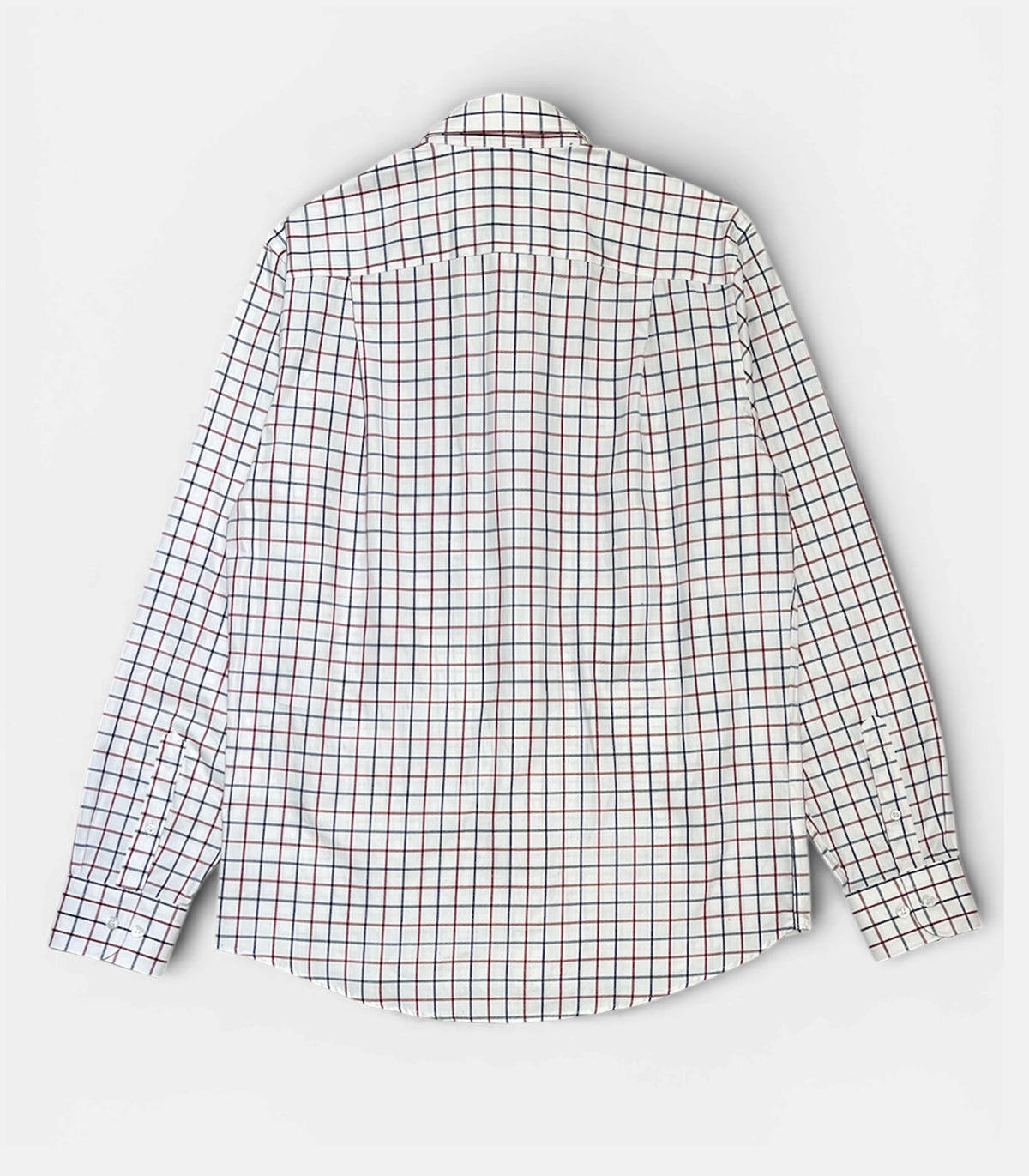Camisa Viella Cuadros Marino y Burdeos