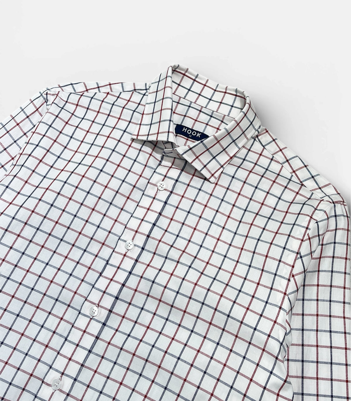 Camisa Viella Cuadros Marino y Burdeos