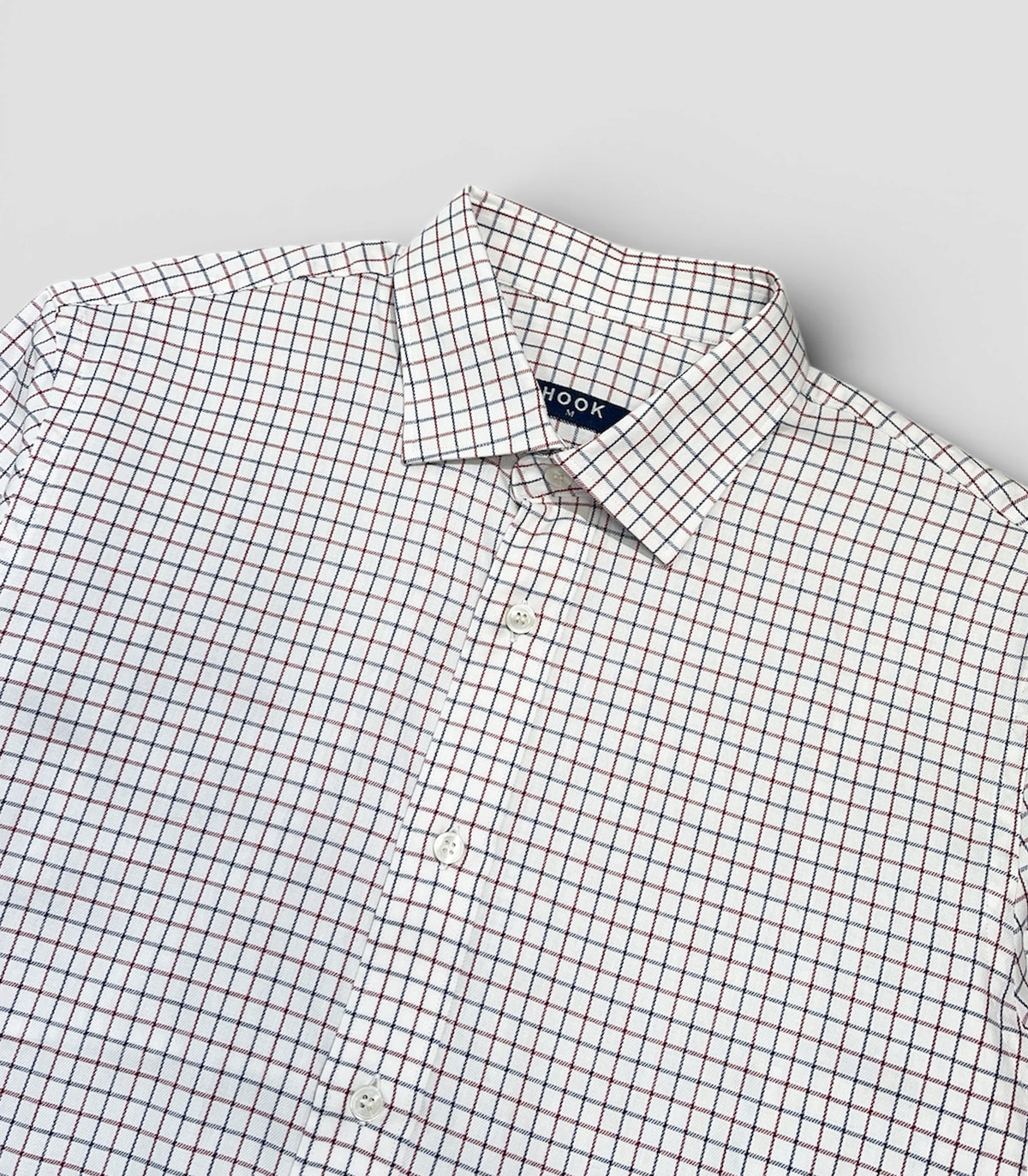 Camisa Cuadros Azul y Burdeos