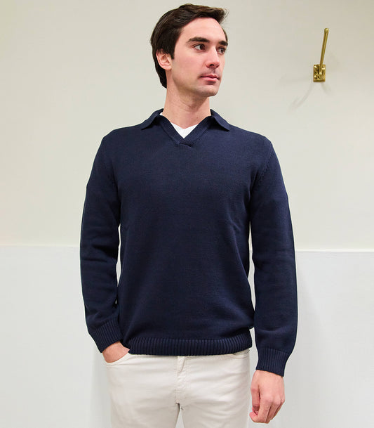 Jersey Polo Azul Marino