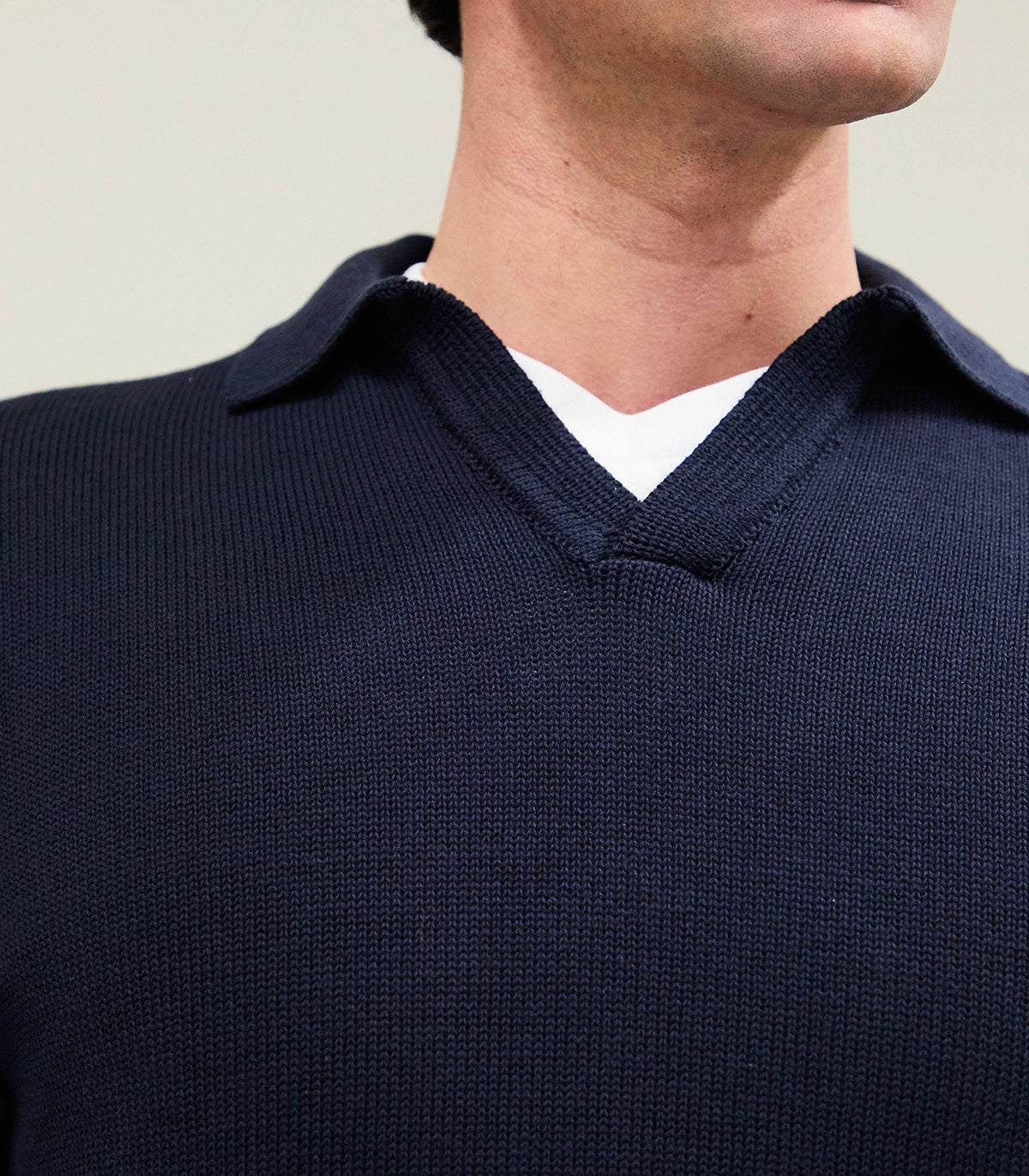 Jersey Polo Azul Marino